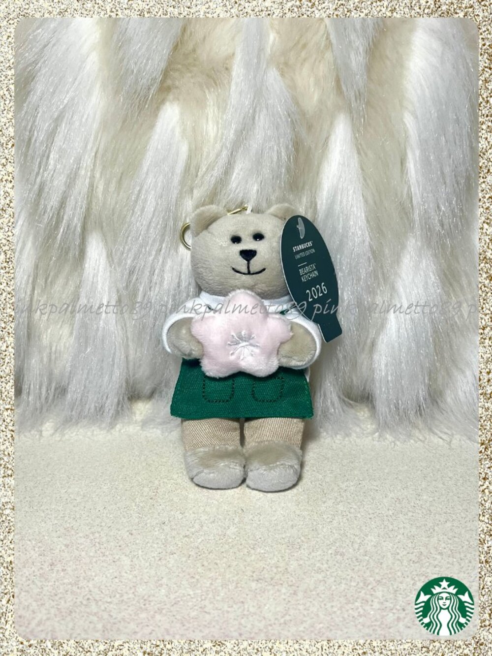🍒🌸 NWT 2026 Starbucks Cherry Blossom - Sakura Bearista Plush 🧸✨